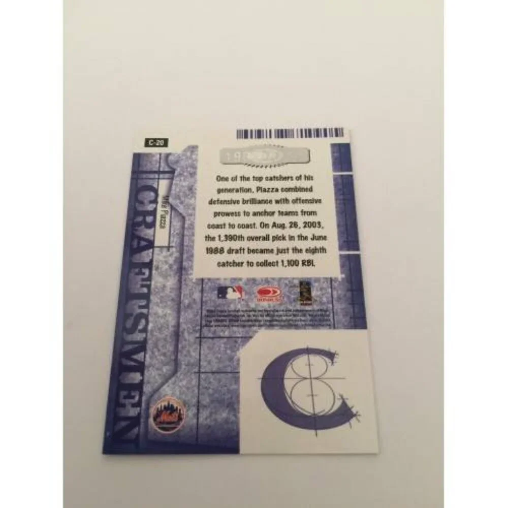 2005 Donruss Craftsmen #C-20 Mike Piazza Dodgers #1985/2000 (058)